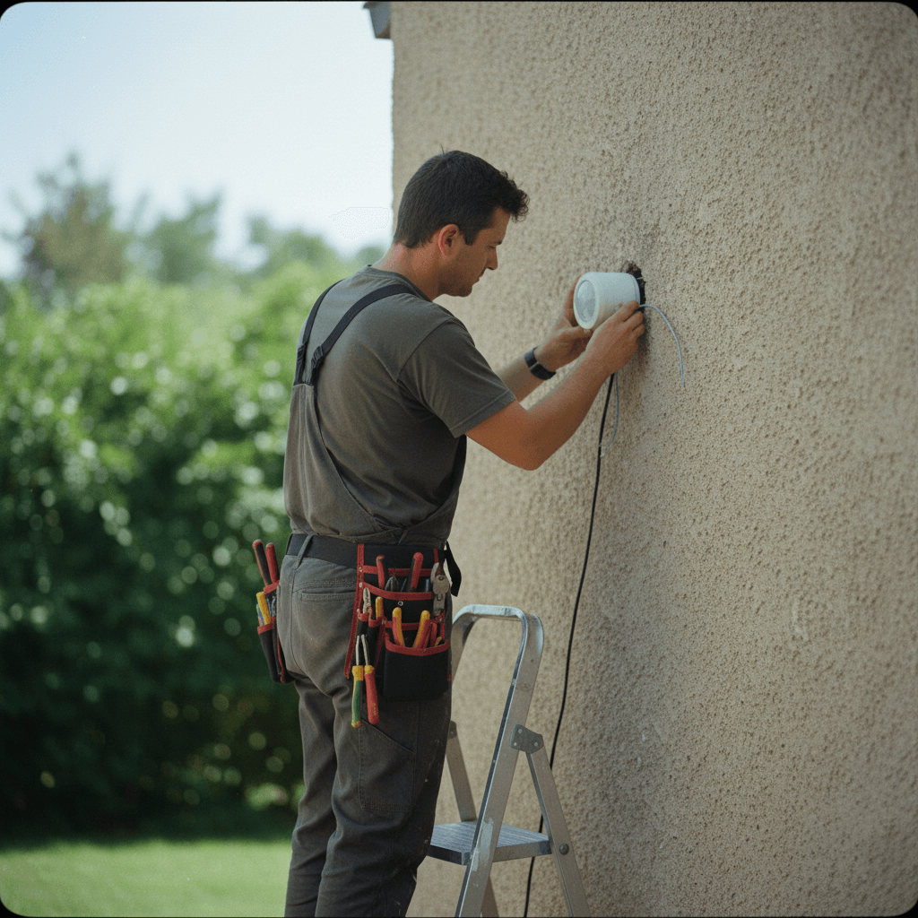 Installation von Bewegungsmeldern